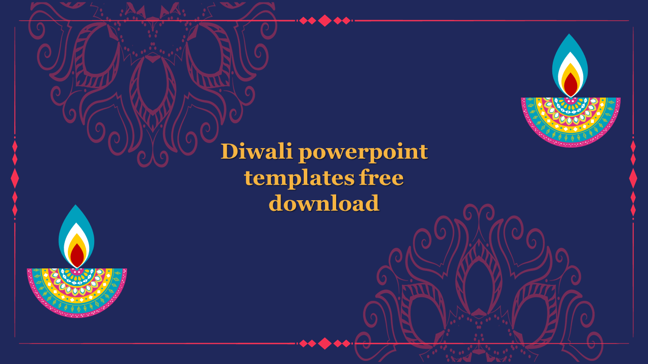 Free - Amazing Diwali PowerPoint Templates Free Download Slides